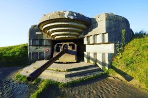 German Bunker, Longues-sur-mer Normandy, France